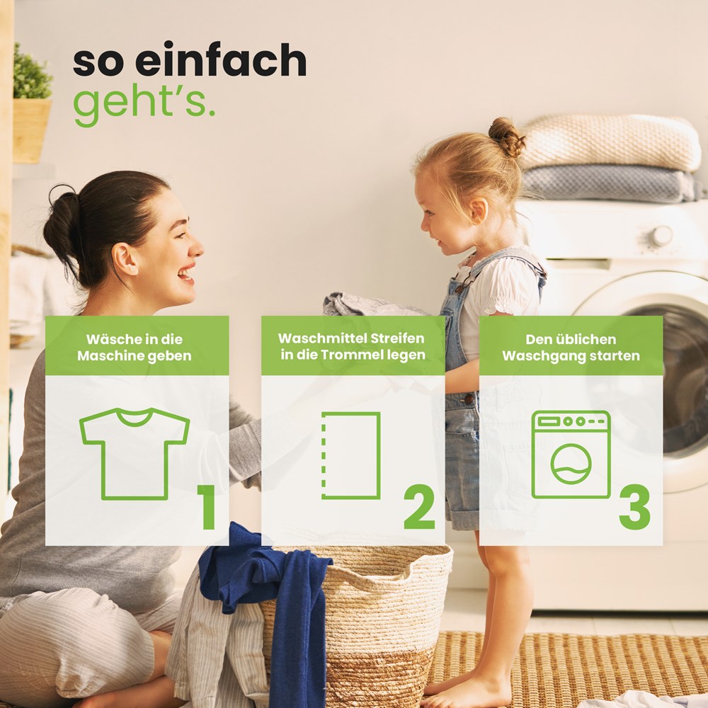 BiOHY Waschmittelstreifen (60 Stück)