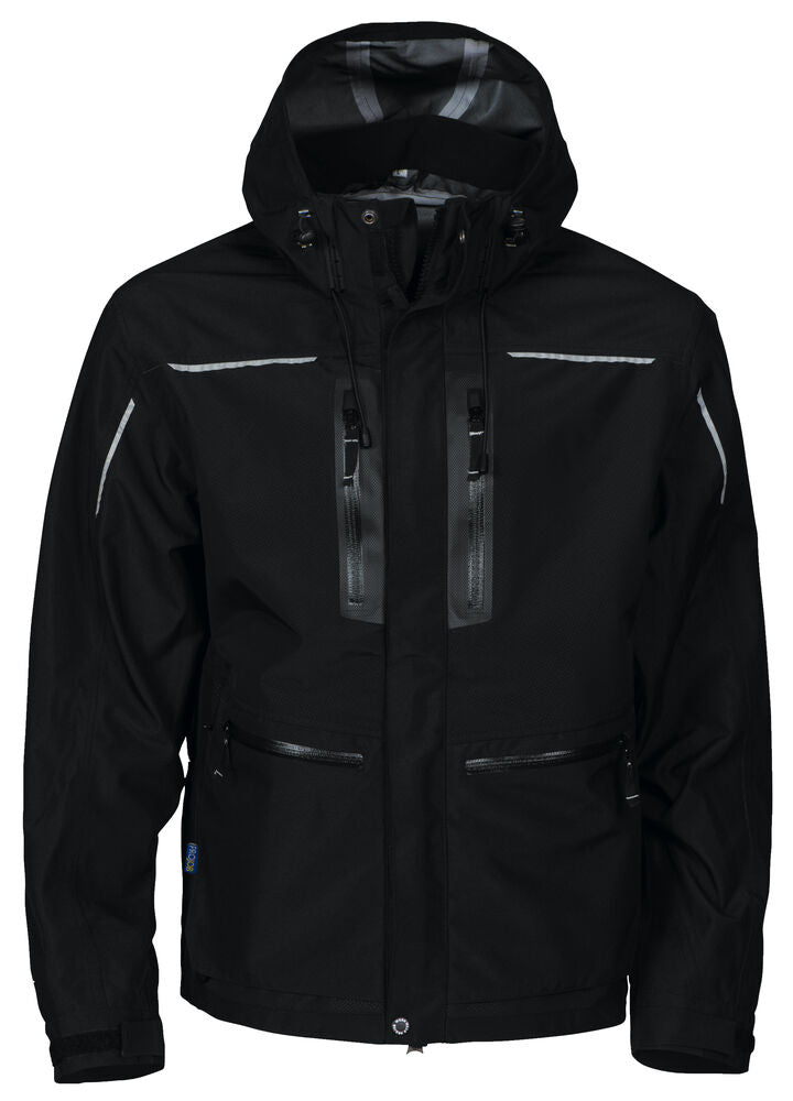 3410 3-LAGIGE WIND- UND WASSERDICHTE HARDSHELL JACKE – Robuste Arbeitsjacke für Profis