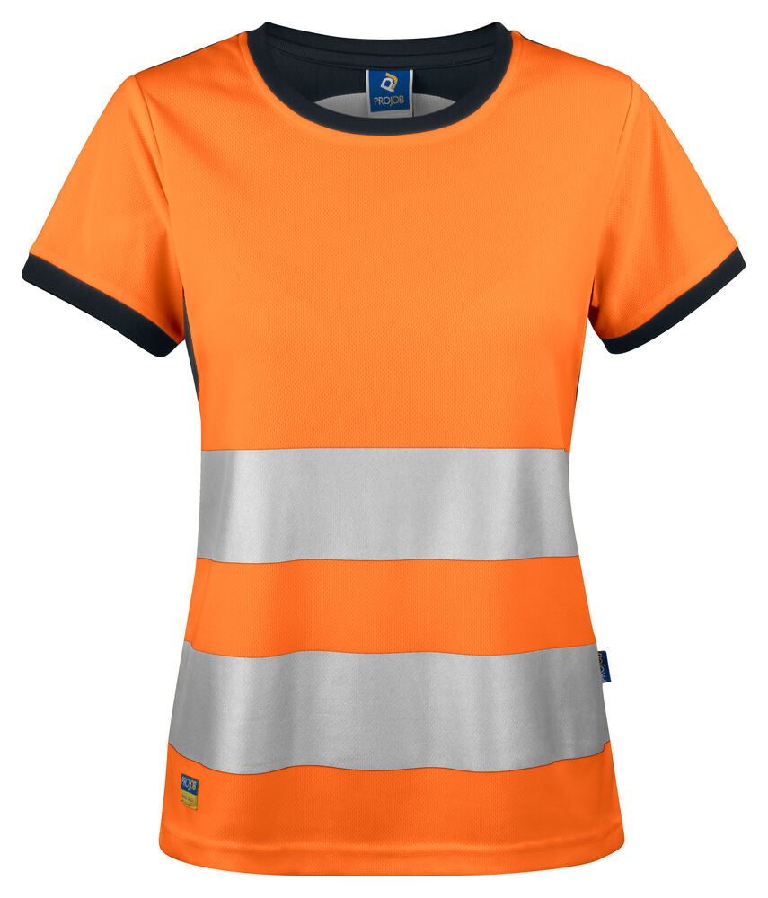 6012 DAMEN T-SHIRT EN ISO 20471 KL. 2 – Bequemes Arbeitsshirt