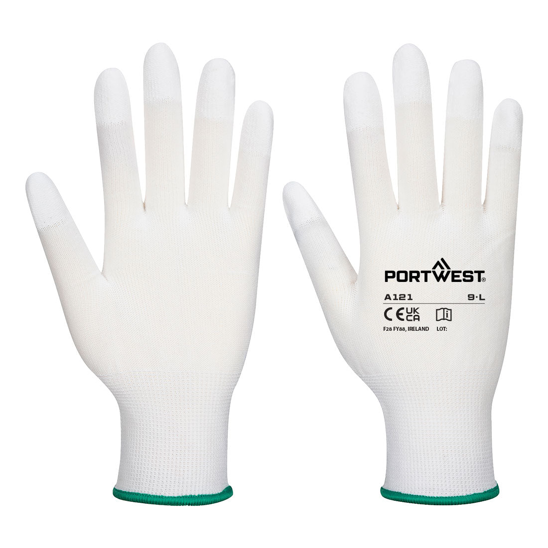 Portwest PU-Fingerkuppen Handschuh – A121 – Weiss