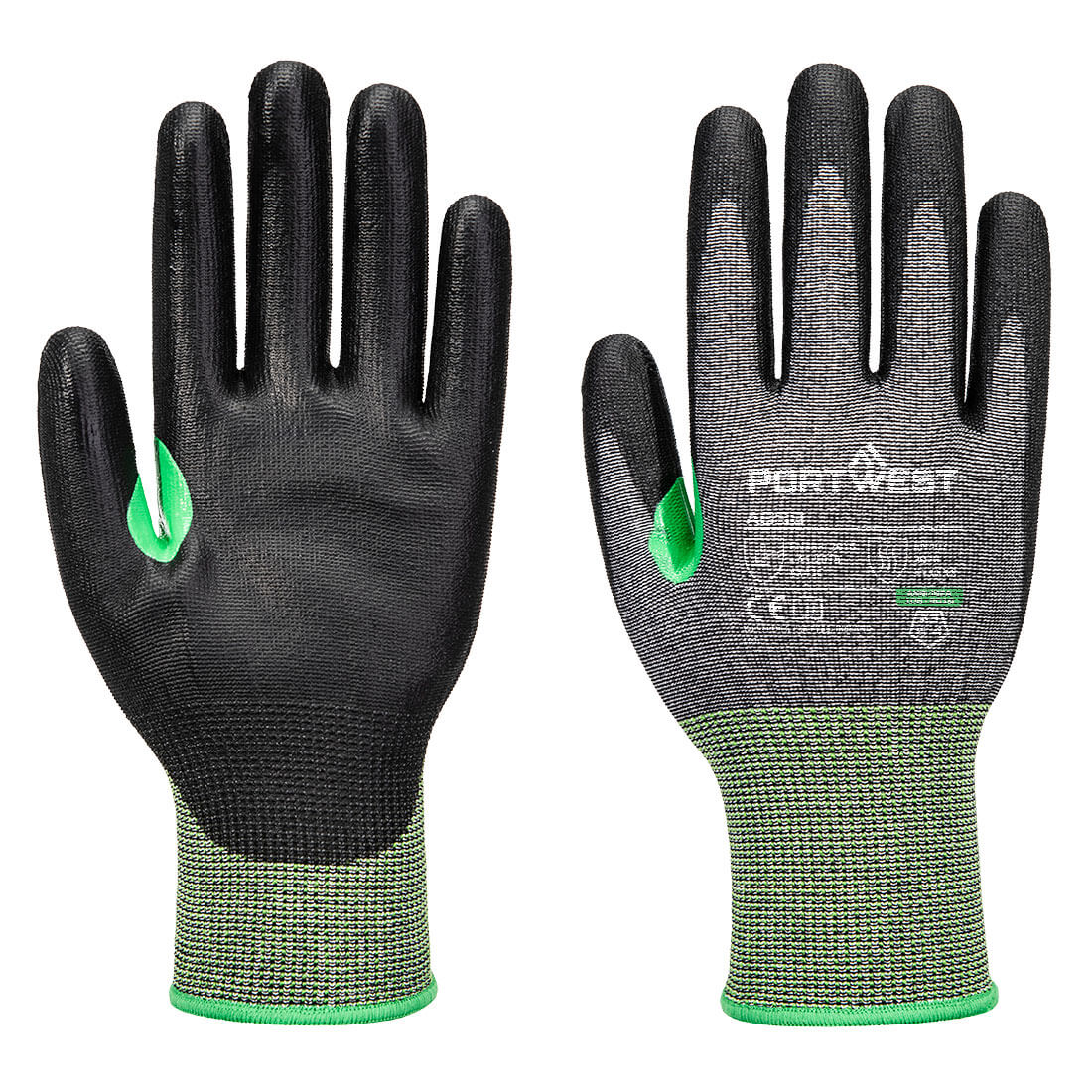 Portwest CS C15 PU-Schnittschutzhandschuh – A638 – Grau/Schwarz