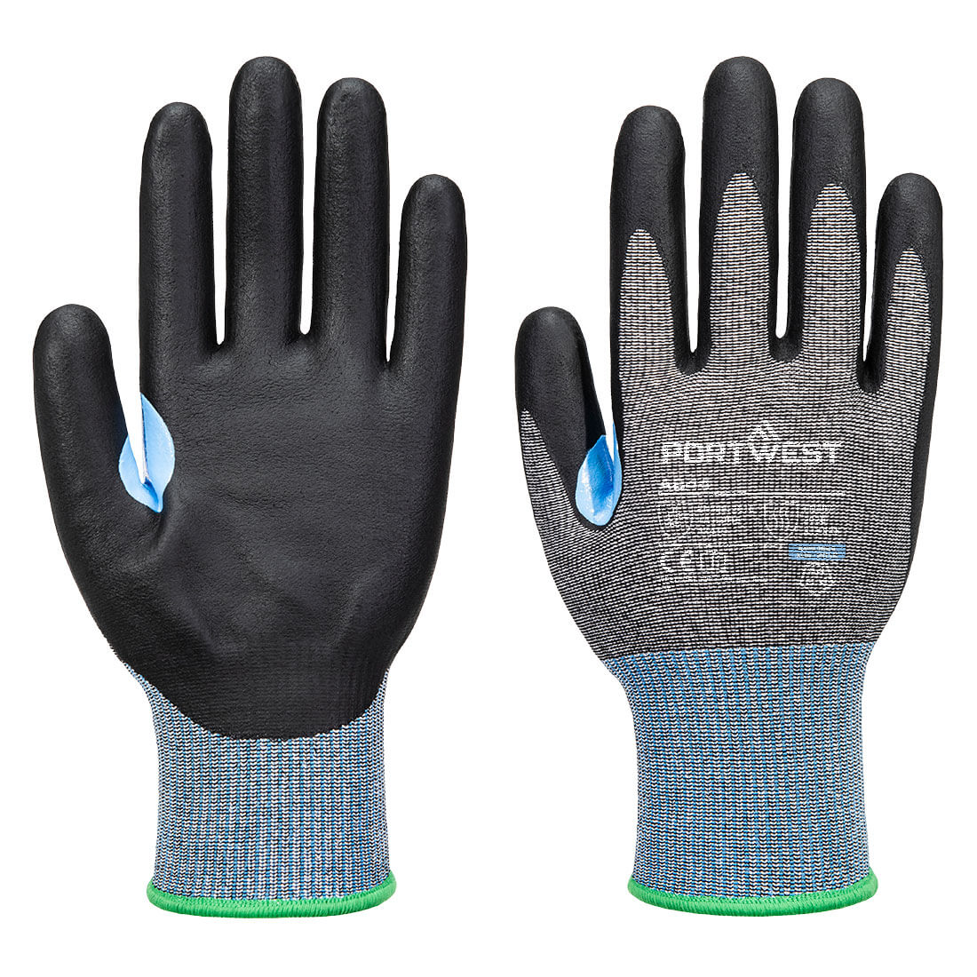 Portwest CS D15 Nitril Schnittschutzhandschuh – A644 – Grau/Schwarz