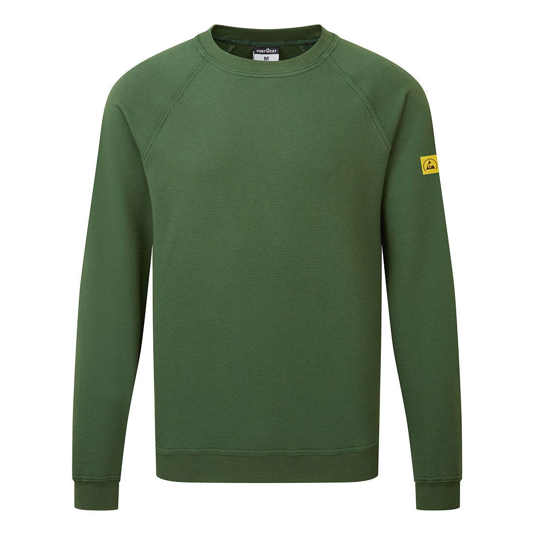 Portwest AS24 Sweatshirt – Tannengrün – bequem & sichtbar