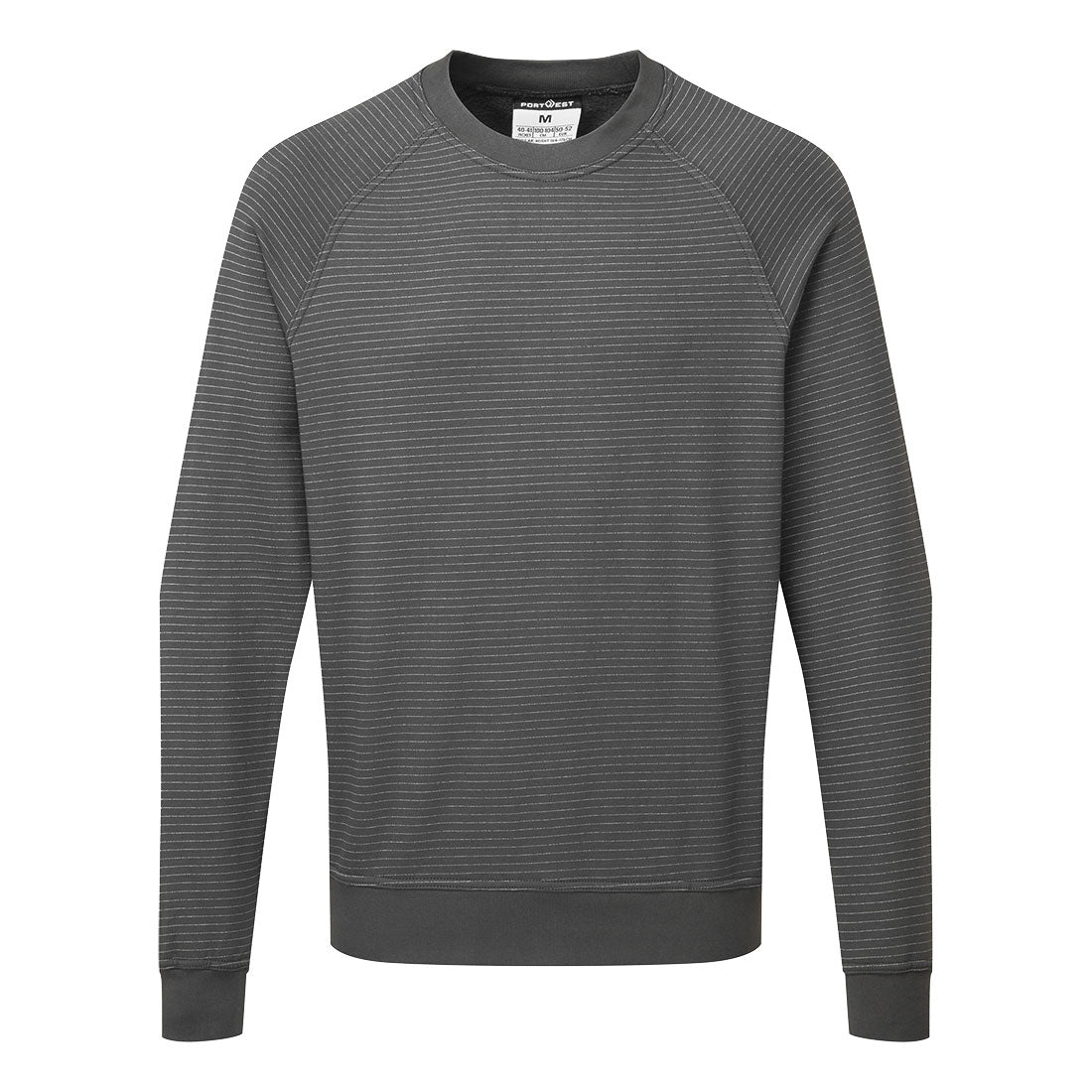 Portwest AS24 Sweatshirt – Zoom Grau – bequem & sichtbar