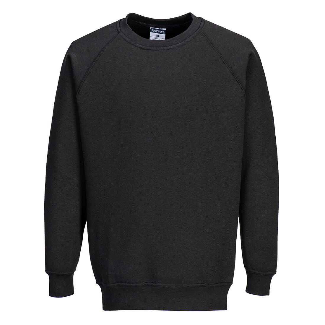 Portwest B300 Sweatshirt – Schwarz – bequem & sichtbar