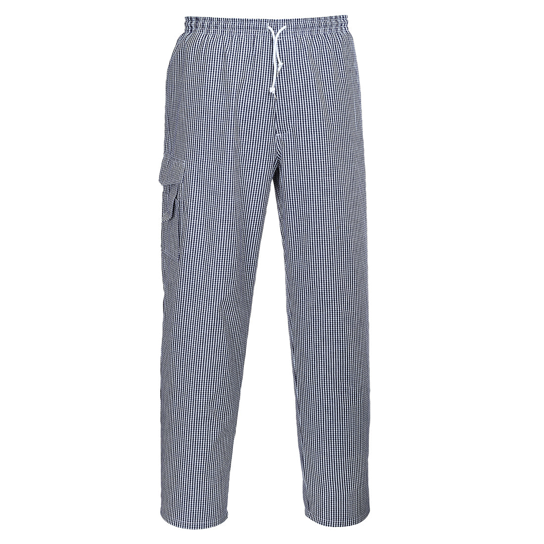 Portwest C078 Hose – Blaues Karo – strapazierfähige Arbeitshose