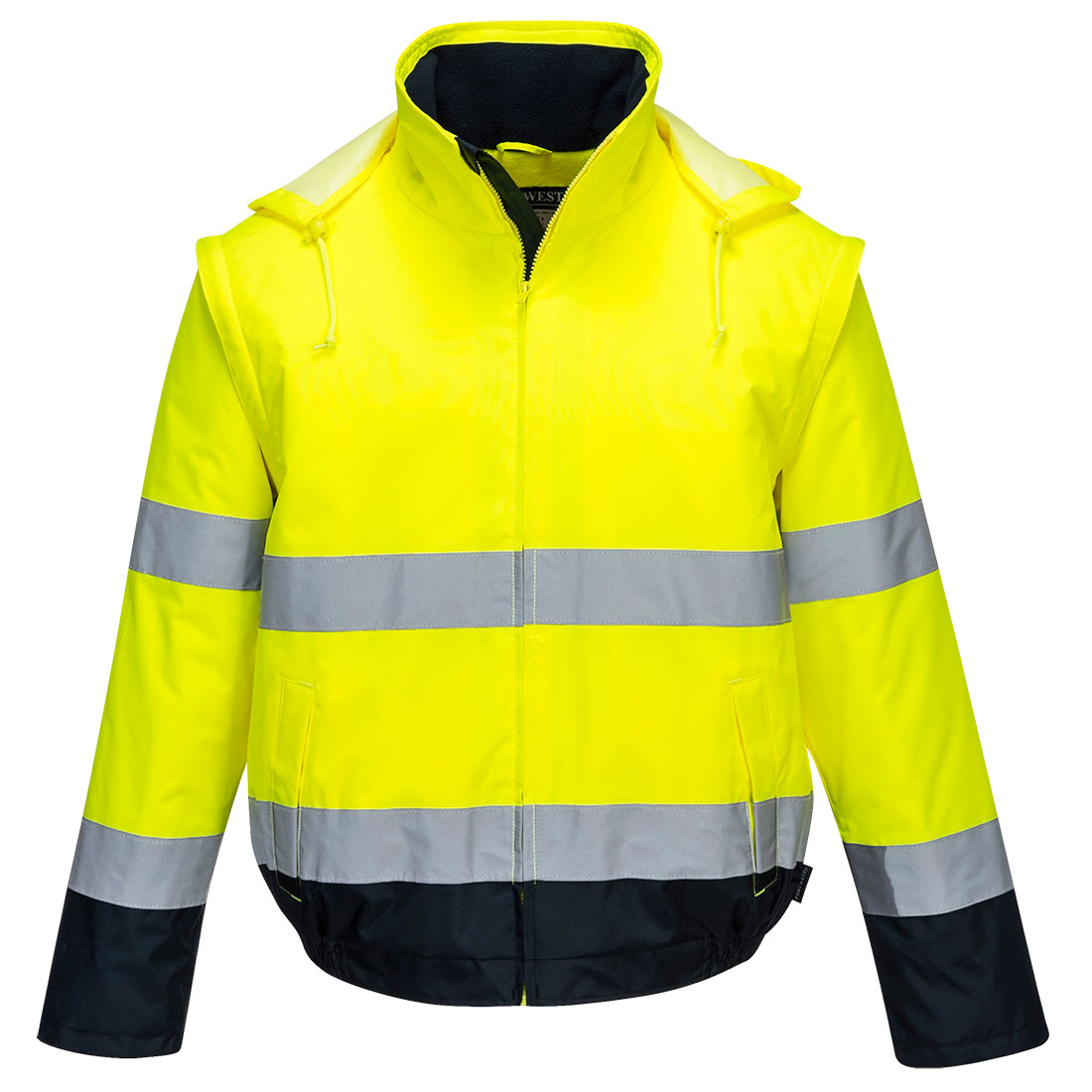 Portwest C464 Arbeitsjacke – Gelb/Marine – robust & funktional