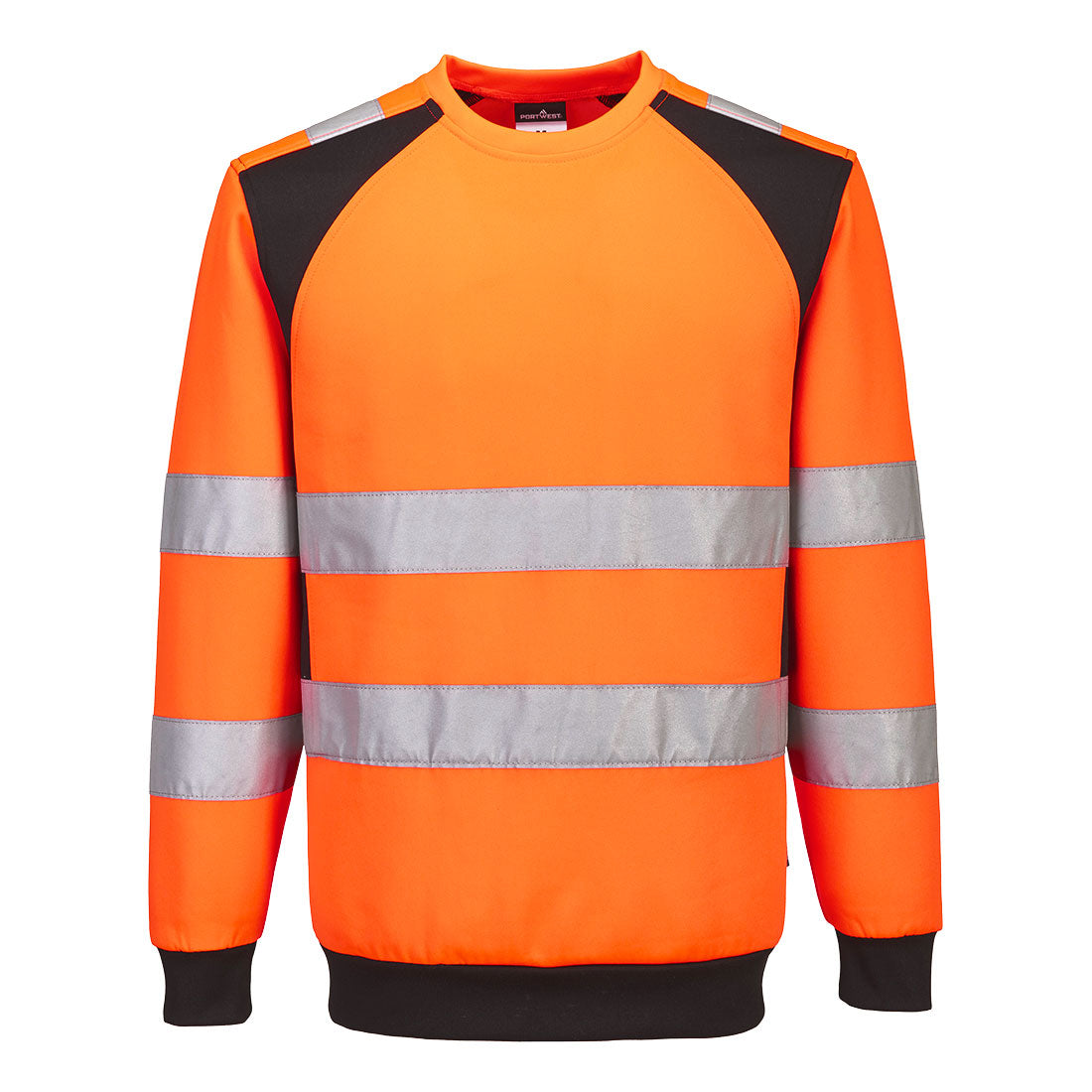 Portwest CD805 Sweatshirt – Orange/Schwarz – bequem & sichtbar