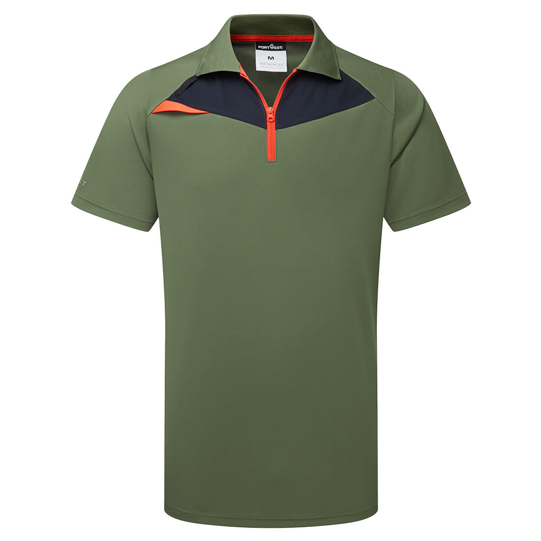 Portwest DX410 Poloshirt – Moosgrün – bequem & funktional