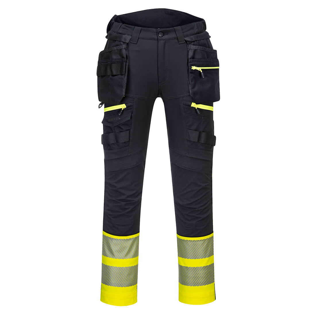 Portwest DX445 Hose – Gelb/Schwarz – strapazierfähige Arbeitshose
