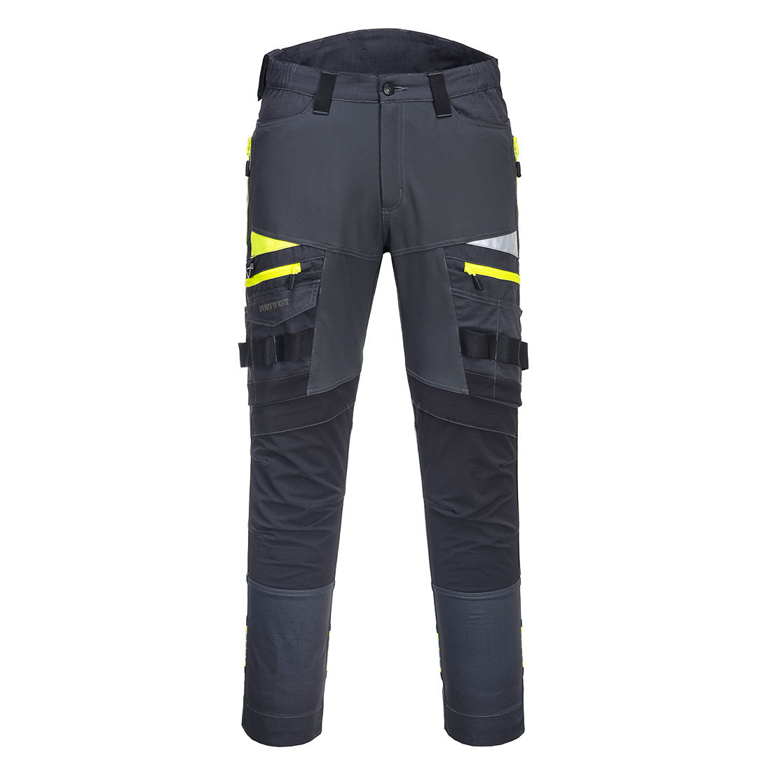 Portwest DX449 Hose – Metallgrau – robuste Arbeitshose mit Komfort