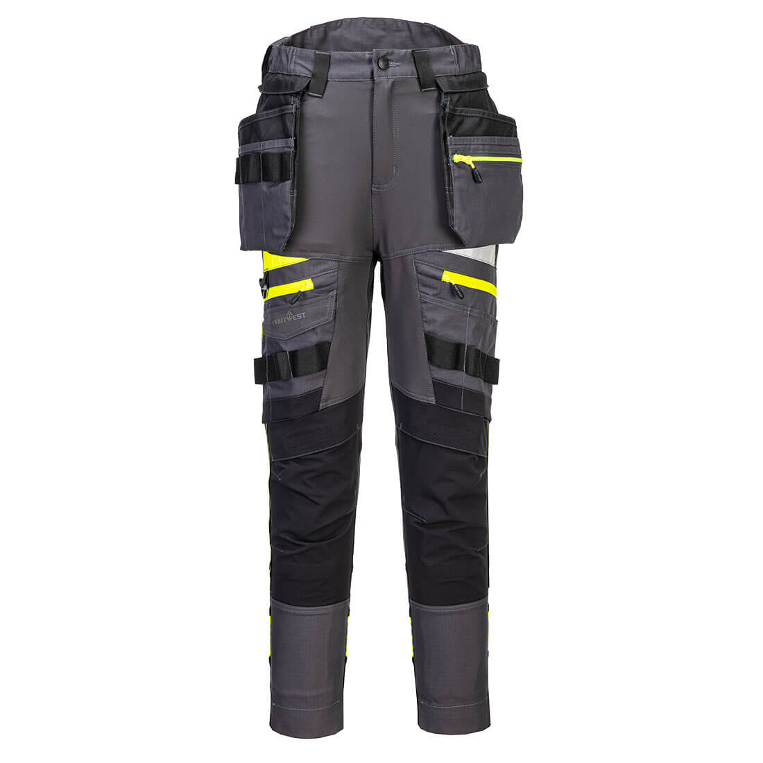 Portwest DX452 Hose – Metallgrau – robuste Arbeitshose mit Komfort