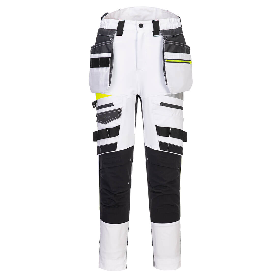 Portwest DX452 Hose – Weiss – robuste Arbeitshose mit Komfort