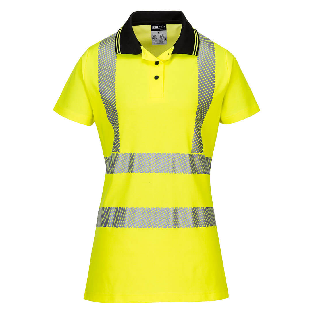 Portwest LW72 Poloshirt – Gelb/Schwarz – bequem & funktional