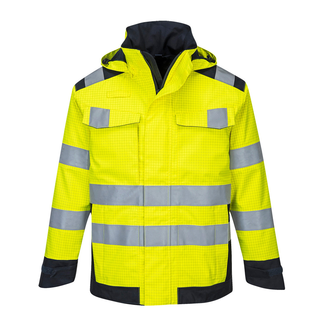 Portwest MV70 Arbeitsjacke – Gelb/Marine – robust & funktional