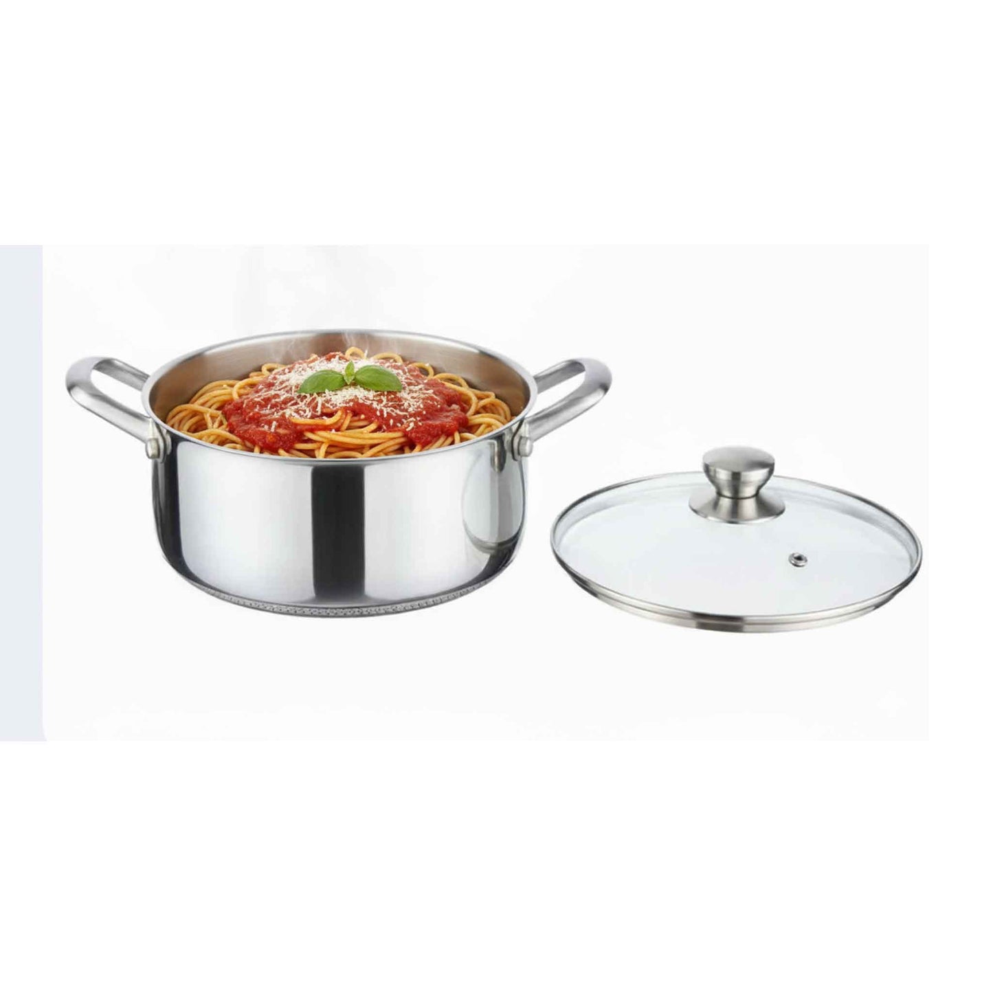PNCS01-Kochtopfset 20-24-28CM 6 tlg Topf Induktion Set Edelstahl Wabenstruktur Kochtopf
