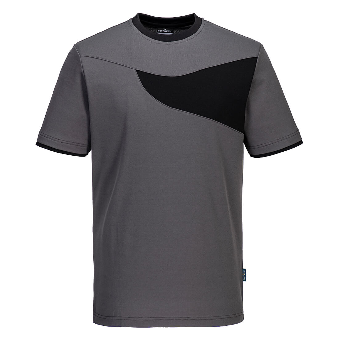Portwest PW211 Shirt – ZoomGrau/Schwarz – bequem & funktional