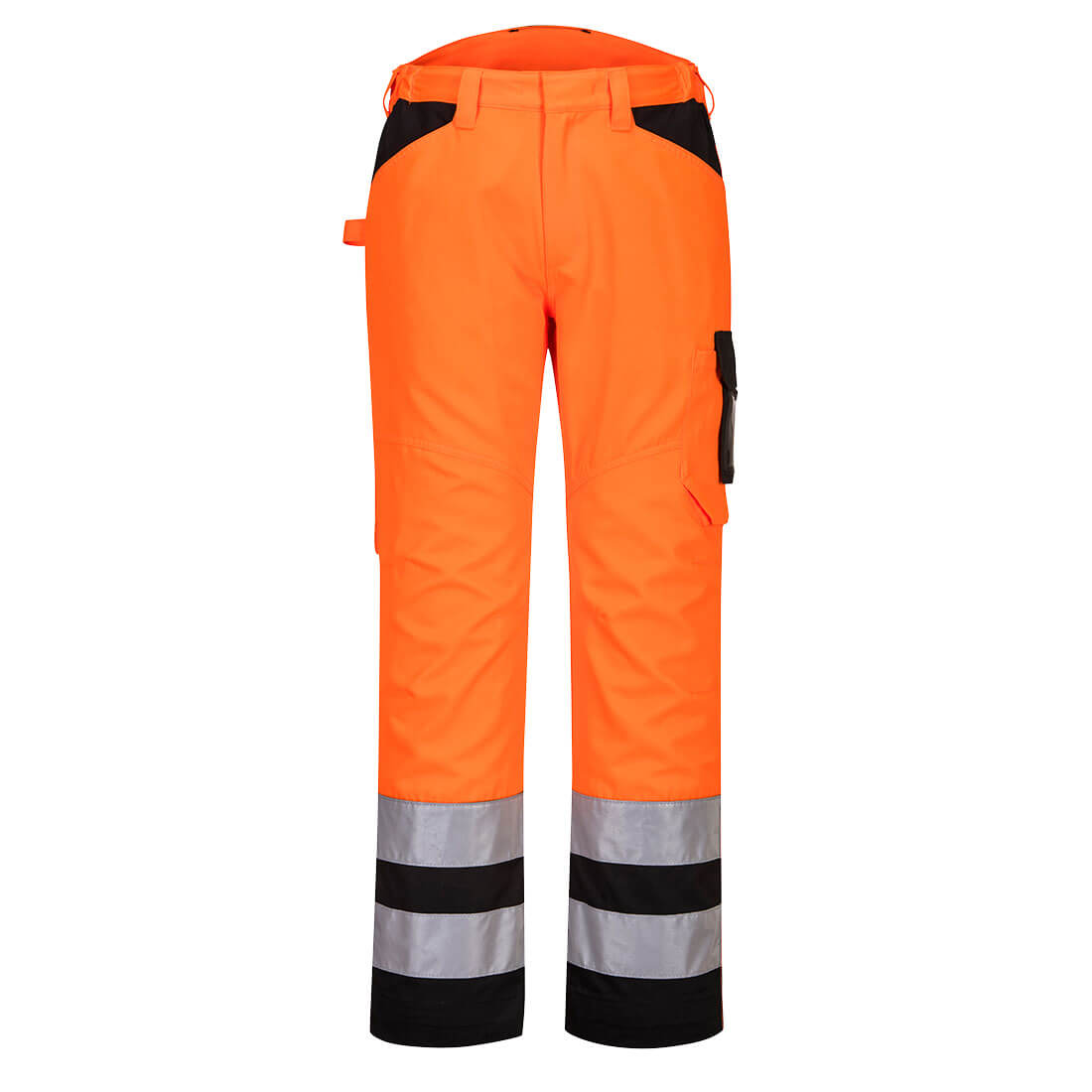 Portwest PW241 Hose – Orange/Schwarz – strapazierfähige Arbeitshose