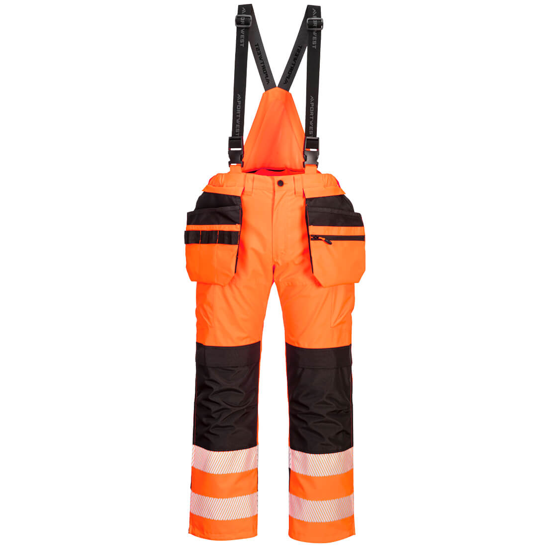 Portwest PW356 Hose – Orange/Schwarz – strapazierfähige Arbeitshose