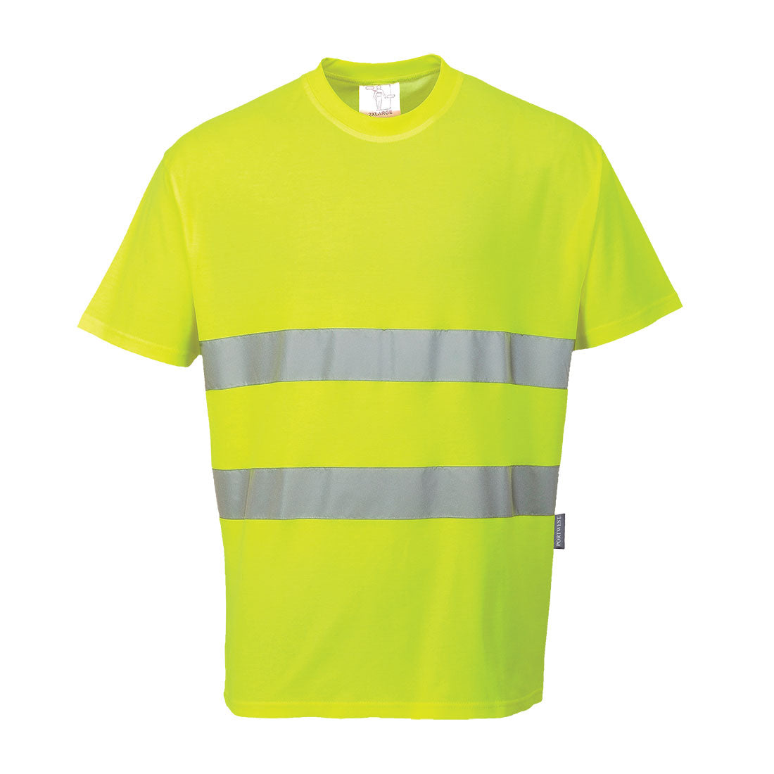 S172 - Warnschutz Cotton Comfort-T-Shirt kurzarm