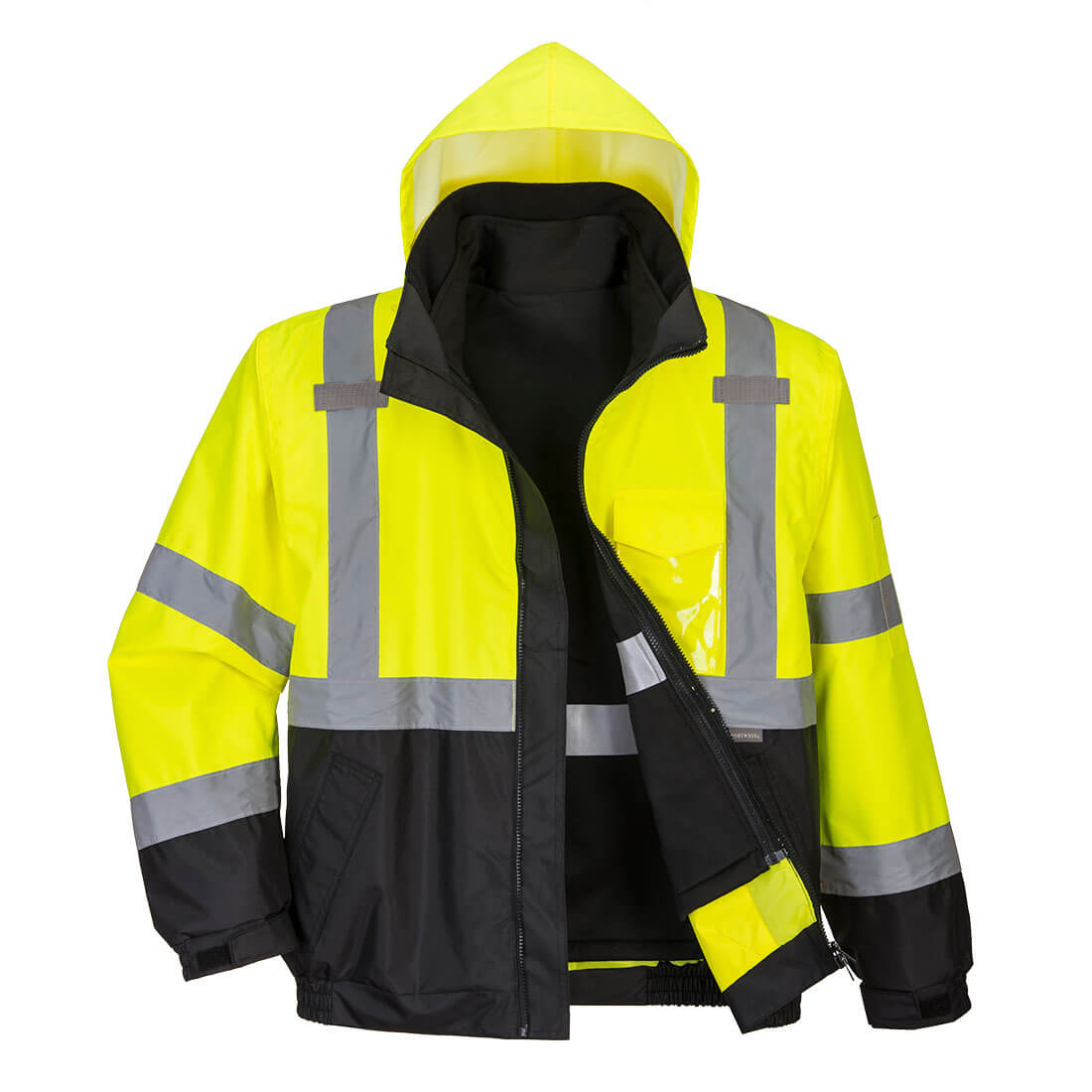 Portwest S365 Arbeitsjacke – Gelb/Schwarz – robust & funktional