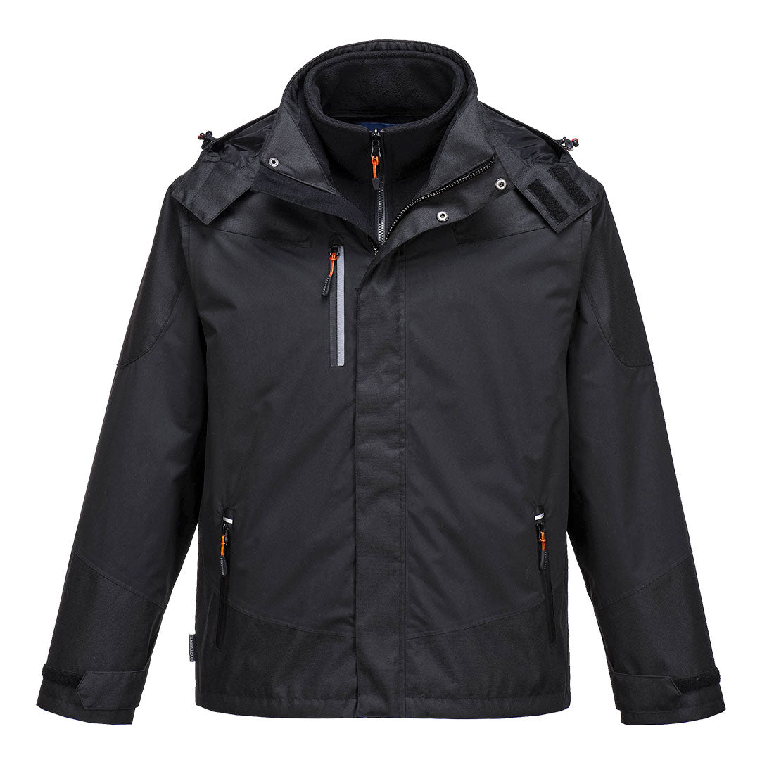 Portwest S553 Arbeitsjacke – Schwarz – robust & funktional