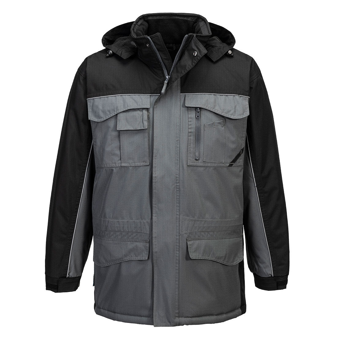 Portwest S562 Arbeitsjacke – Schwarz/Grau – robust & funktional