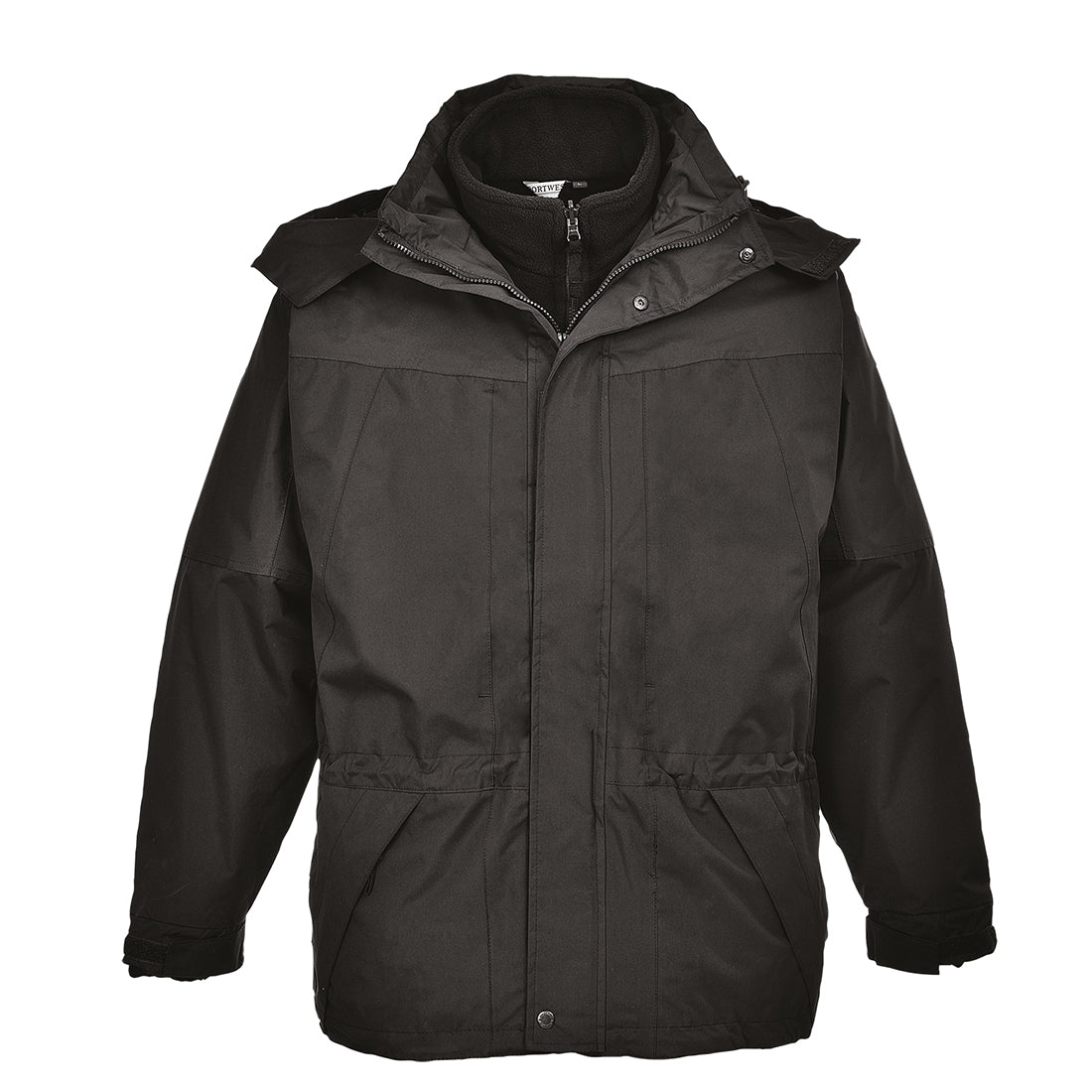 Portwest S570 Arbeitsjacke – Schwarz – robust & funktional