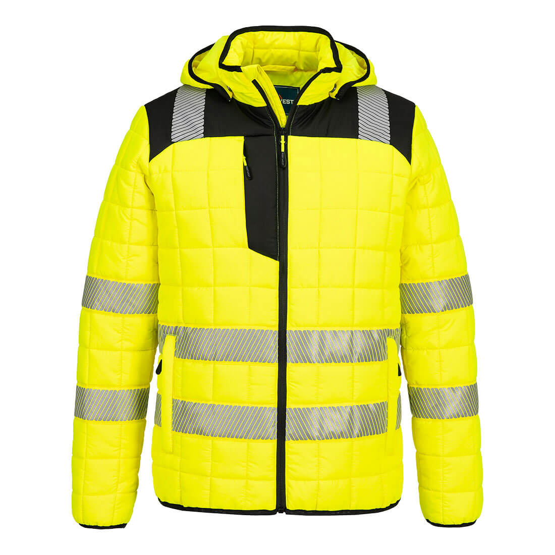 Portwest T165 Jacke – Gelb/Schwarz – funktionale Berufsjacke