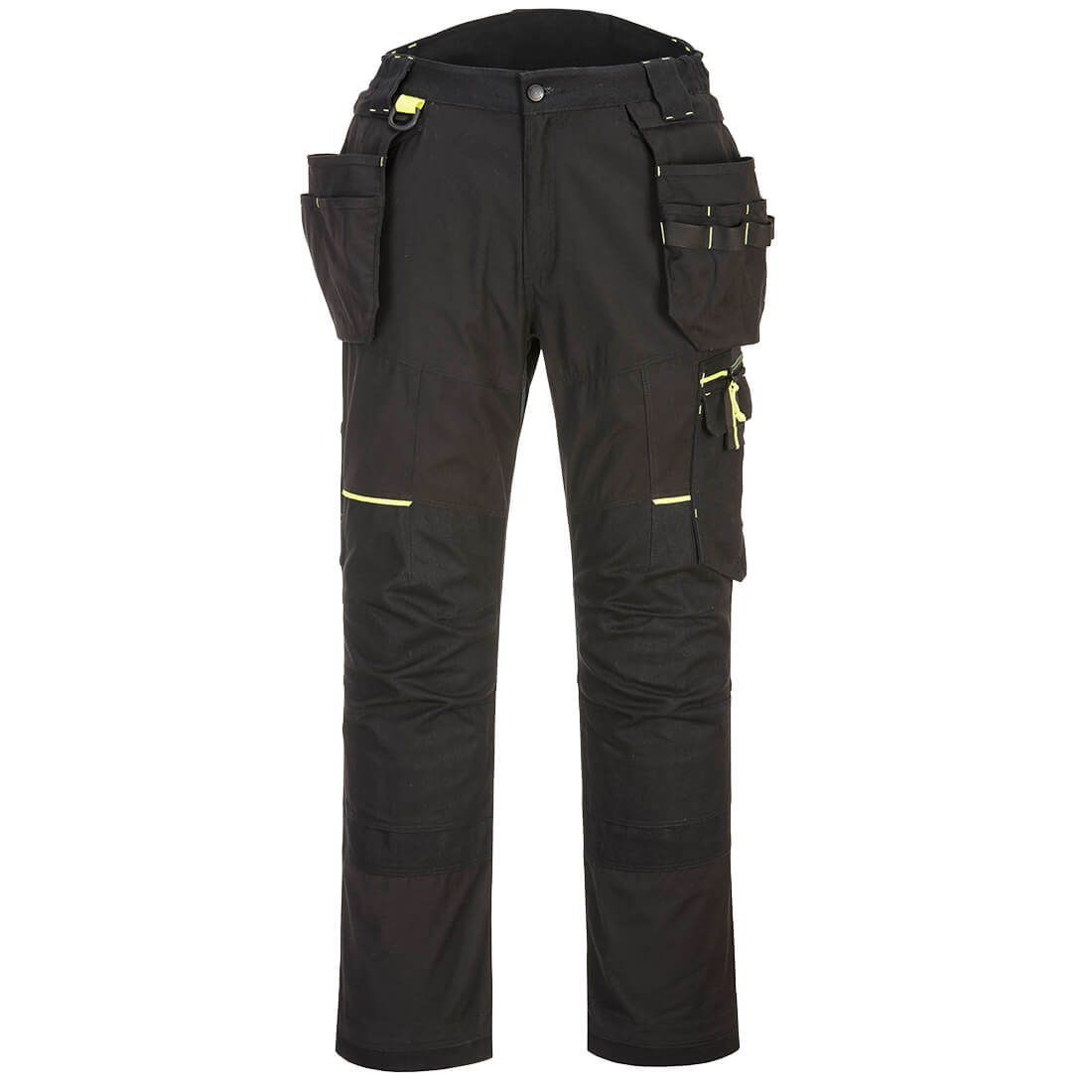 Portwest T706 Hose – Schwarz – strapazierfähige Arbeitshose