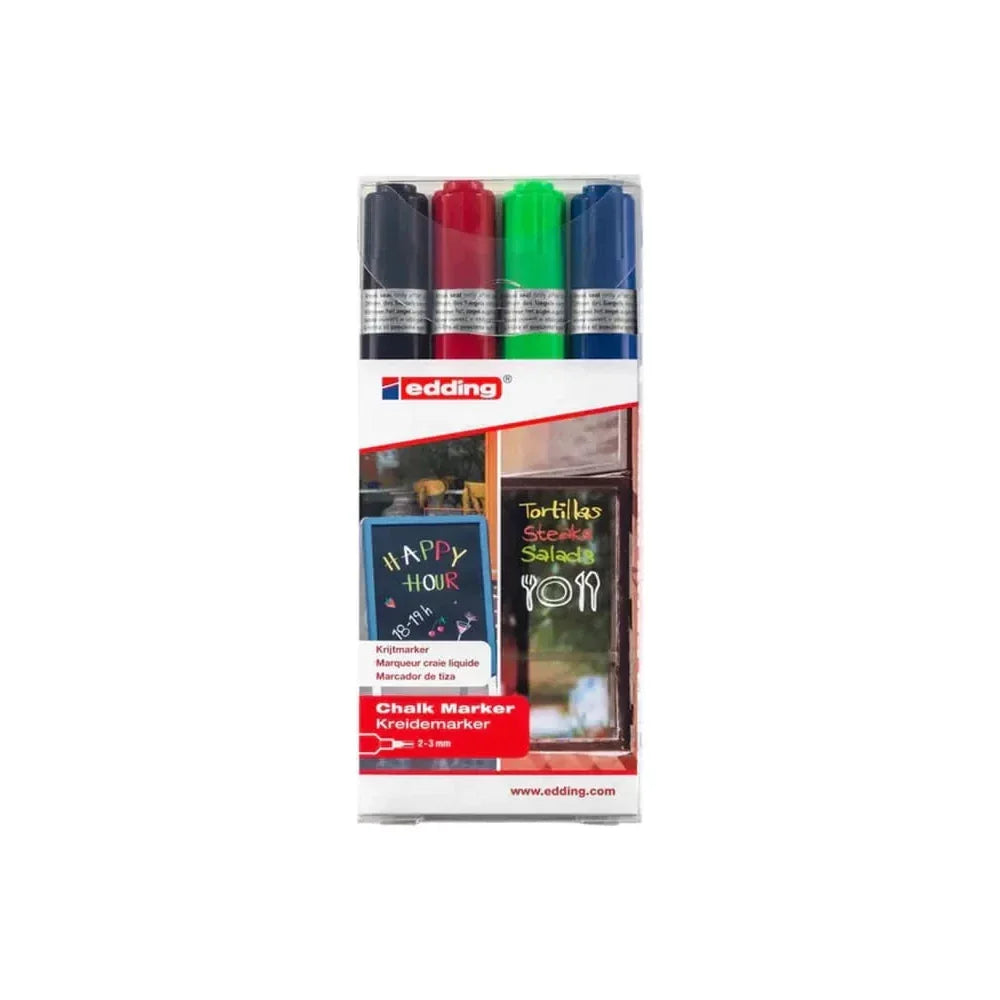 Edding® 4095 Kreidemarker, 2-3mm, 4er-Set