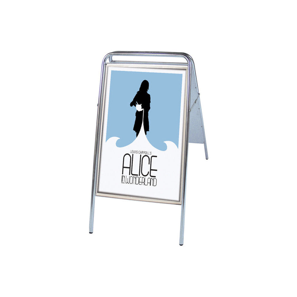 Kundenstopper Stahlrohr Classic, Outdoor