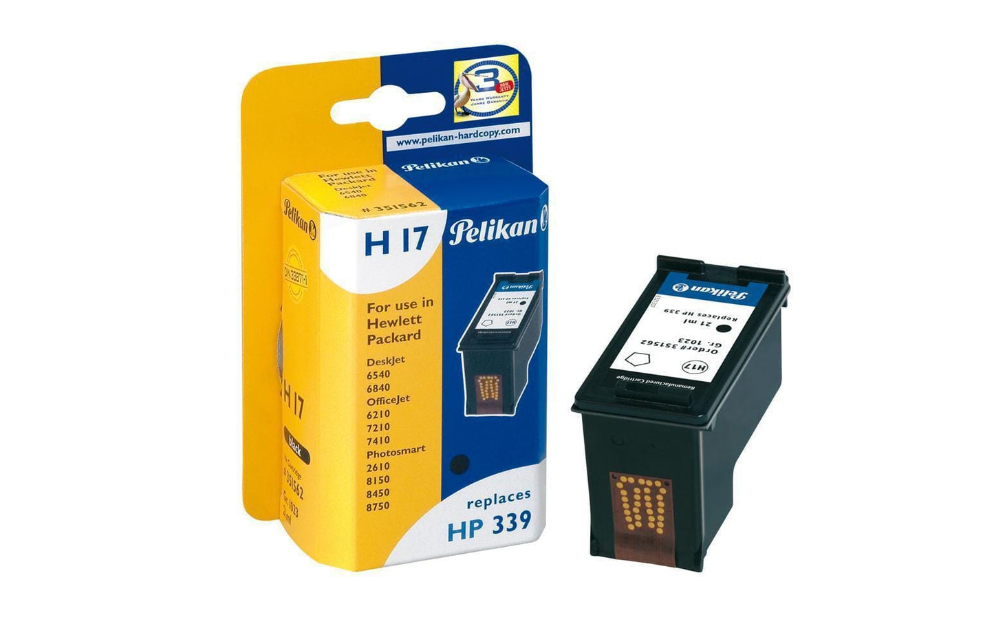 Pelikan Tinte HP Nr. 339 (C8767EE) Black - WERBE-WELT.SHOP