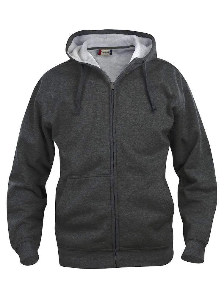 Herren Hoodie Basic- Anthracite Melange M - WERBE-WELT.SHOP