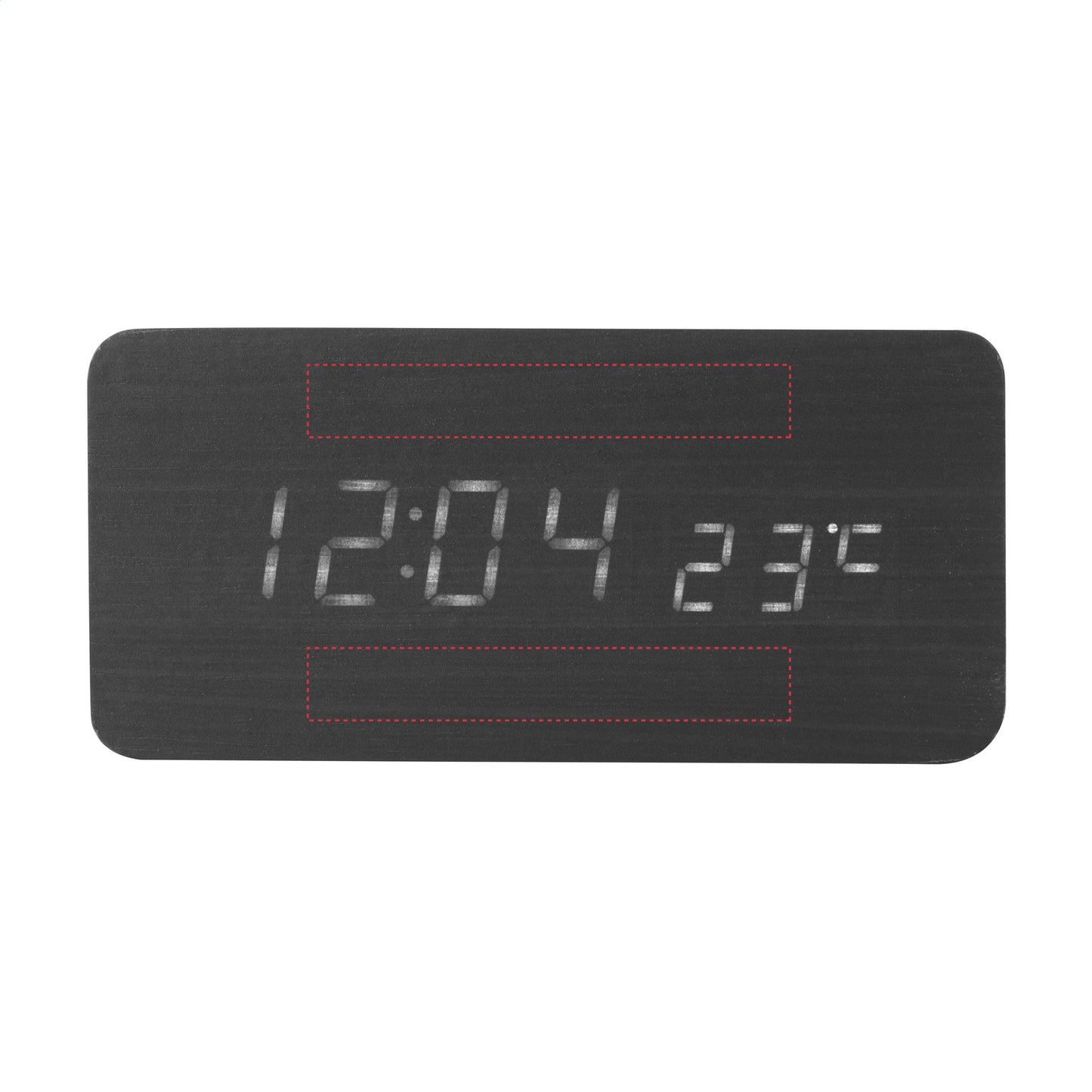 Kabelloser MDF-Wecker mit integriertem kabellosen Ladegerät Avant Wireless Charging Digi Clock Wecker Ladegerät