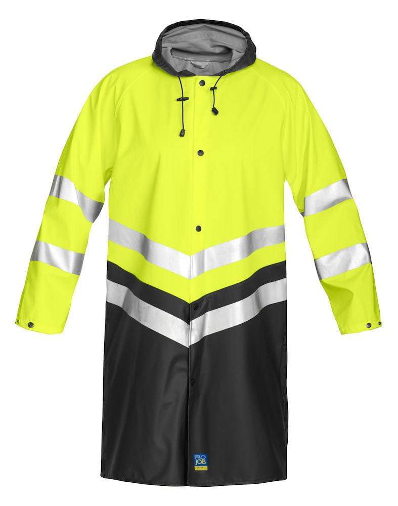 Herren Regenmantel- Warnschutzmantel EN ISO 20471 KLASSE 3 - WERBE-WELT.SHOP