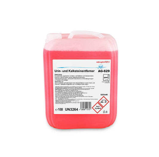 Urin- und Kalksteinentferner, rot, pH-Wert <2, Gefahrengut, 10 Liter