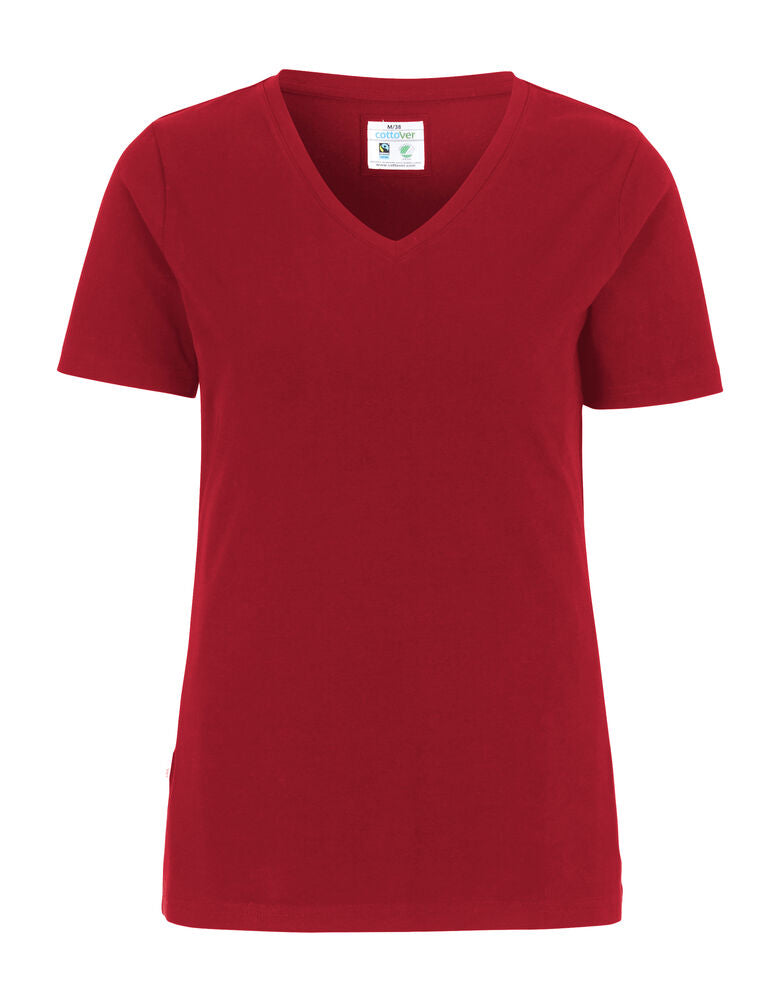 Stretch V-Neck Lady