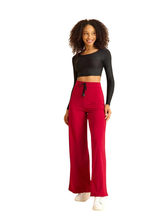 448 Mumbai Yoga Hose in Bordeaux