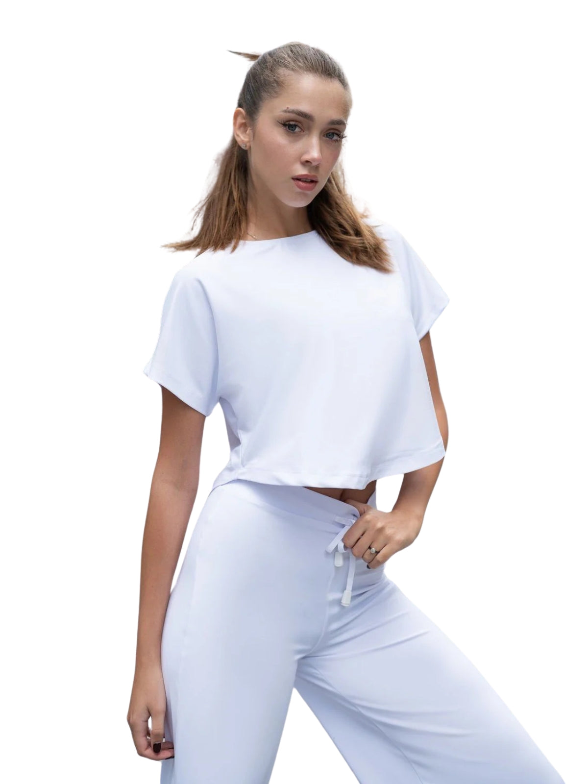 096 Yoga T-Shirt in Weiss
