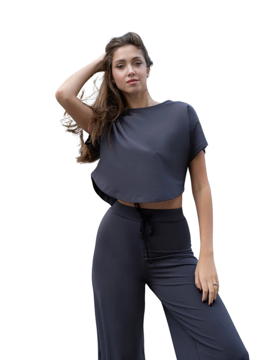 095 Yoga T-Shirt in Anthrazit