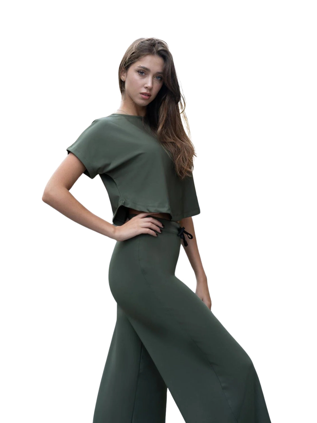 098 Yoga T-Shirt in Khaki