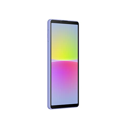 Sony Xperia 10 IV (5G Smartphone, 6 Zoll, OLED-Display , Dreifach-Kamera, 3,5-mm-Audioanschluss, 5.000mAh Akku, Dual SIM hybrid) 24+6 Monate Garantie [Amazon Exklusiv] lavendel