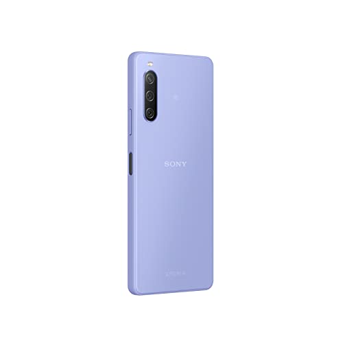 Sony Xperia 10 IV (5G Smartphone, 6 Zoll, OLED-Display , Dreifach-Kamera, 3,5-mm-Audioanschluss, 5.000mAh Akku, Dual SIM hybrid) 24+6 Monate Garantie [Amazon Exklusiv] lavendel