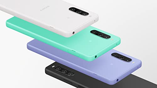 Sony Xperia 10 IV (5G Smartphone, 6 Zoll, OLED-Display , Dreifach-Kamera, 3,5-mm-Audioanschluss, 5.000mAh Akku, Dual SIM hybrid) 24+6 Monate Garantie [Amazon Exklusiv] lavendel