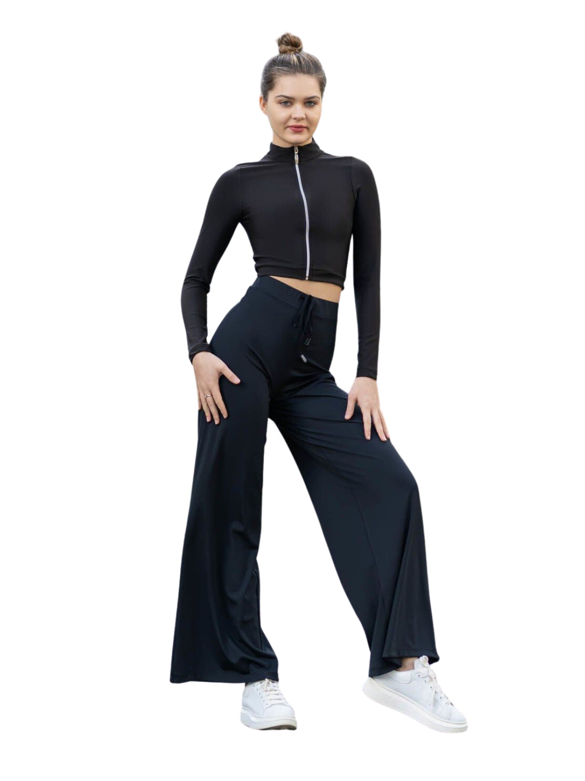 359 Mumbai Yoga Hose in Schwarz