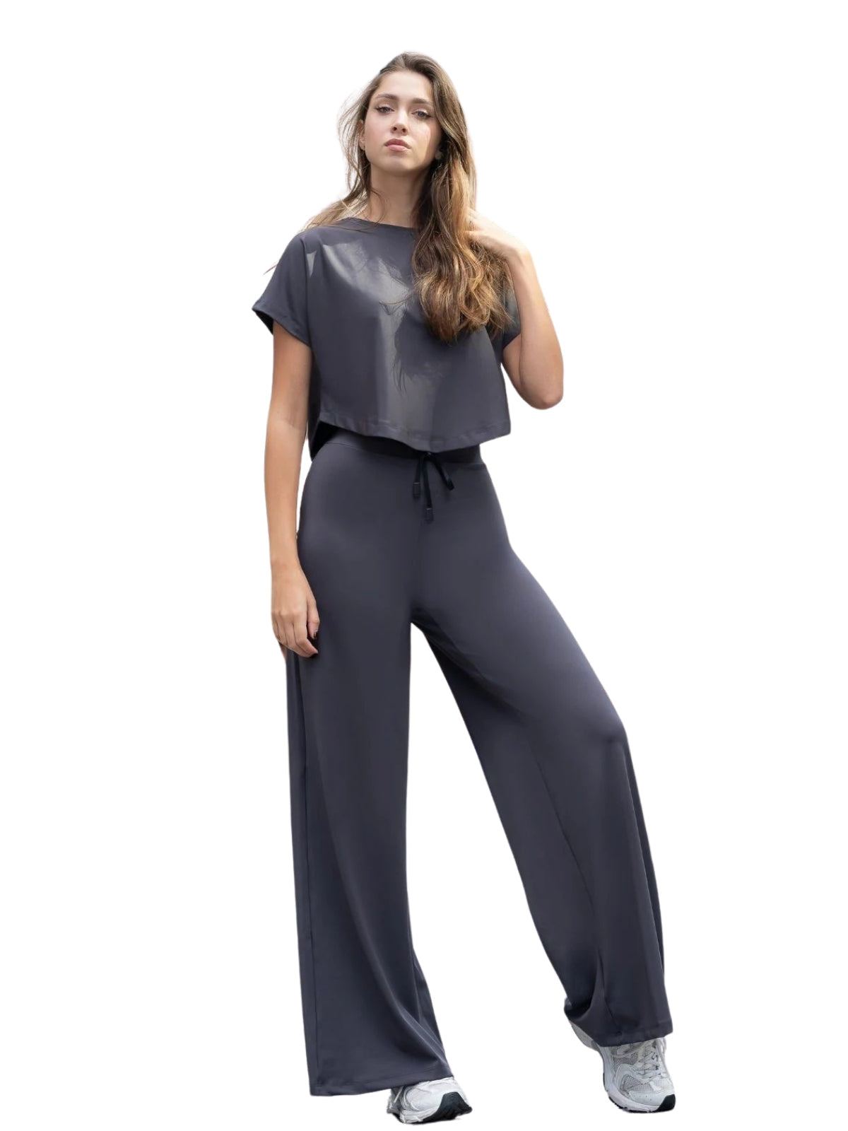 095 Yoga T-Shirt in Anthrazit