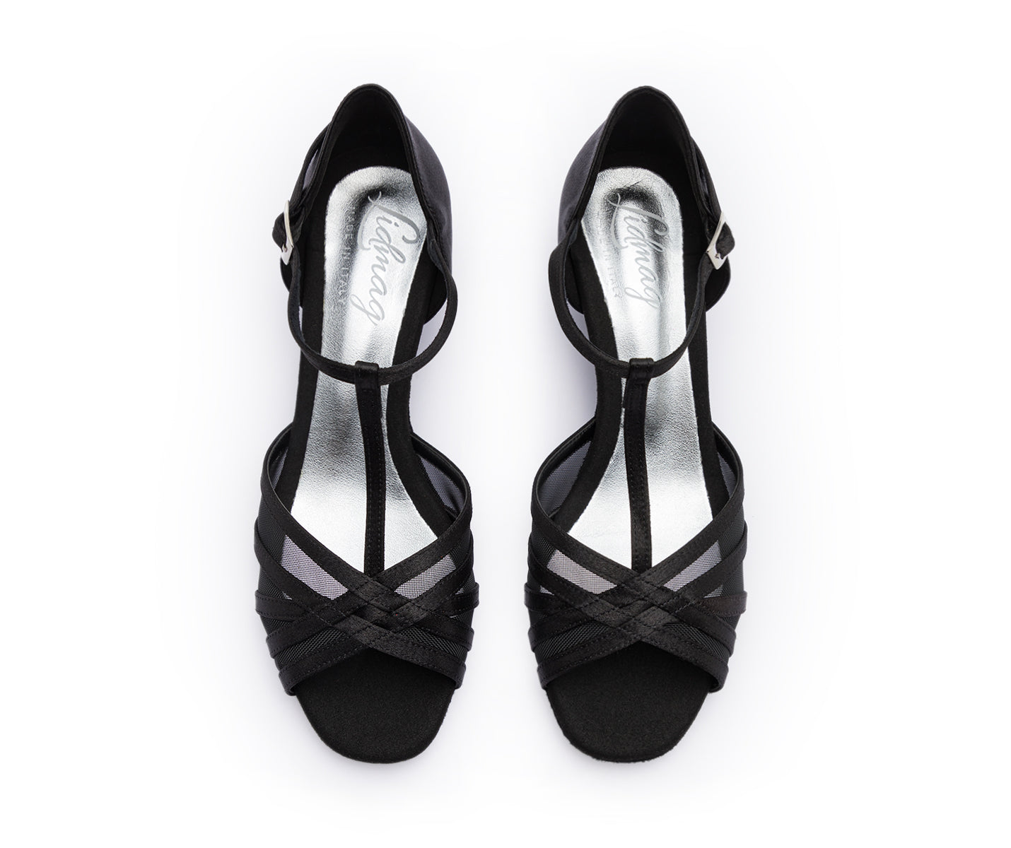 Grace Bliss Tanzschuhe in Schwarz Satin