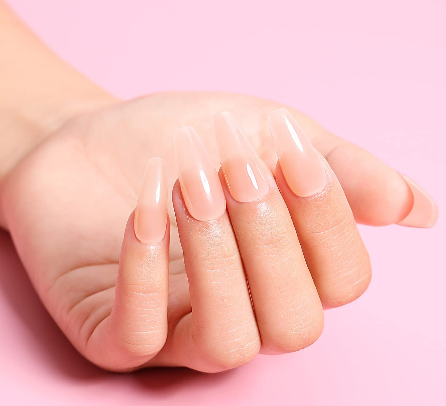 AIMEILI 8 in 1 Builder Nail Gel, Builder Gel In a Bottle Builder Base Quick Building Gel UV LED Nail Extension Gel Nagelverlängerung Gel - (163) 10ml