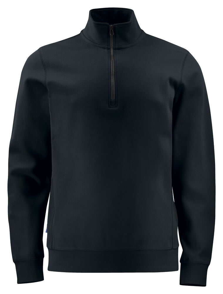2128 SWEATSHIRT HALF ZIP MIT KONTRASTELEMENTEN – Bequemes Arbeitsshirt